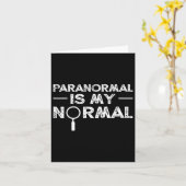 Paranormal Investigator Ghost Junting Funny Gift Karte (Gelbe Blume)