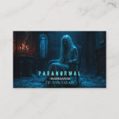 Paranormal Investigator Spuk Ghost Lady Visitenkarte (Vorderseite)