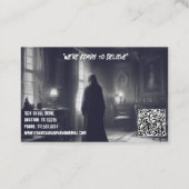 Paranormal Investigator Spuk Ghost Visitenkarte (Rückseite)