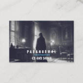 Paranormal Investigator Spuk Ghost Visitenkarte (Vorderseite)