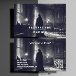 Paranormal Investigator Spuk Ghost Visitenkarte
