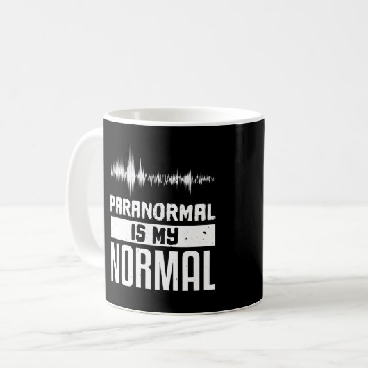 Paranormal ist mein normaler paranormaler Ermittle Kaffeetasse (Vorderseite Links)