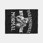 Paranormal ist mein normaler - Phantom Ghost Jagdh Fleecedecke (Vorderseite (Horizontal))
