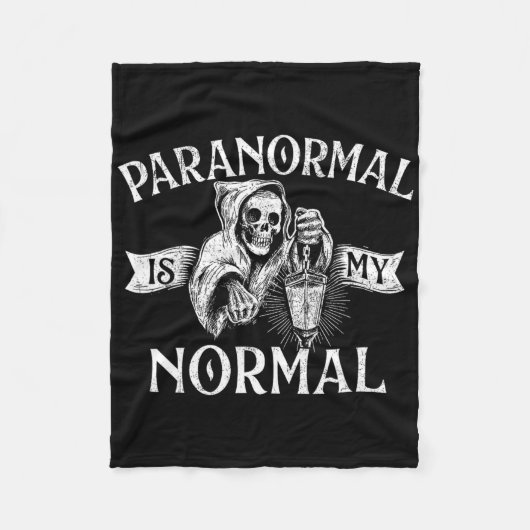 Paranormal ist mein normaler - Phantom Ghost Jagdh Fleecedecke (Vorderseite)