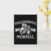 Paranormal ist mein normaler - Phantom Ghost Jagdh Karte (Gelbe Blume)