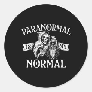 Paranormal ist mein normaler - Phantom Ghost Jagdh Runder Aufkleber
