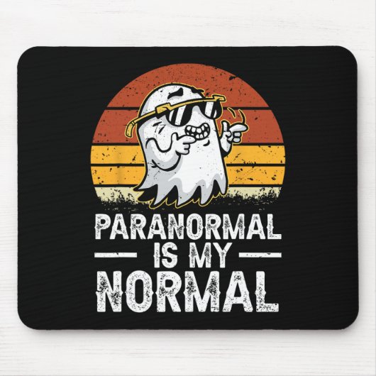 paranormal ist mein normaler Retrogast, der Jagdha Mousepad (Vorne)