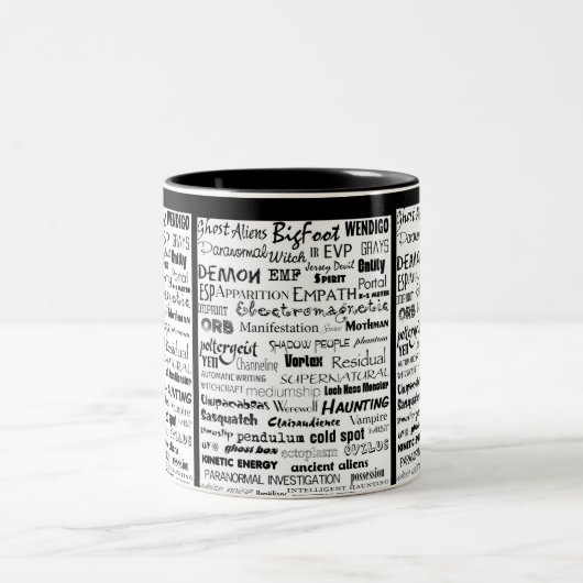Paranormal Kaffee-Tasse Zweifarbige Tasse (Mittel)