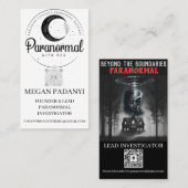 Paranormal mit Meg Business Cards ohne Foto Visitenkarte (Vorne/Hinten)