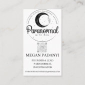 Paranormal mit Meg Business Cards ohne Foto Visitenkarte (Vorderseite)