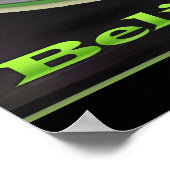 Paranormal UFO grau Poster (Ecke)