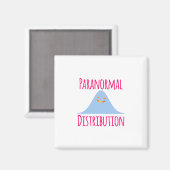 Paranormal Verteilung Spaß Halloween Normal Ghost Magnet (Vorderseite/Rückseite)