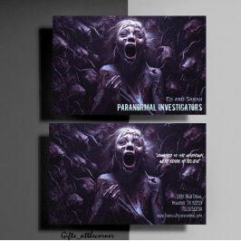 Paranormale Ermittler Ghost Dimension Visitenkarte