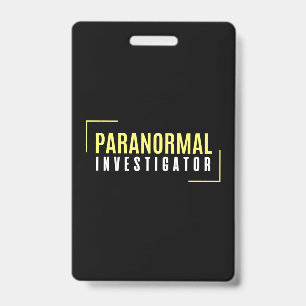 Paranormale Ermittler Ghost Hunter UFO-Außerirdisc Ausweis