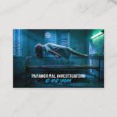Paranormale Ermittler Unheimlich Besessen Schweben Visitenkarte (Vorderseite)