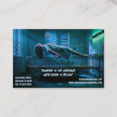 Paranormale Ermittler Unheimlich Besessen Schweben Visitenkarte (Rückseite)