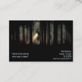 Paranormale Ermittlerin 2 Visitenkarte (Rückseite)