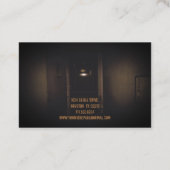 Paranormale Ermittlerin Spuk Asyl Visitenkarte (Rückseite)