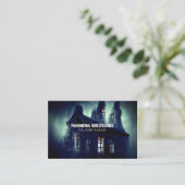 Paranormale Ermittlerin Spuk Kabine Visitenkarte (Stehend Vorderseite)