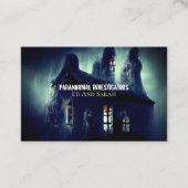 Paranormale Ermittlerin Spuk Kabine Visitenkarte (Vorderseite)