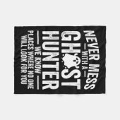 Paranormale Evp-Jagd Geisterjäger-Abenteuer 1 Fleecedecke (Vorderseite (Horizontal))