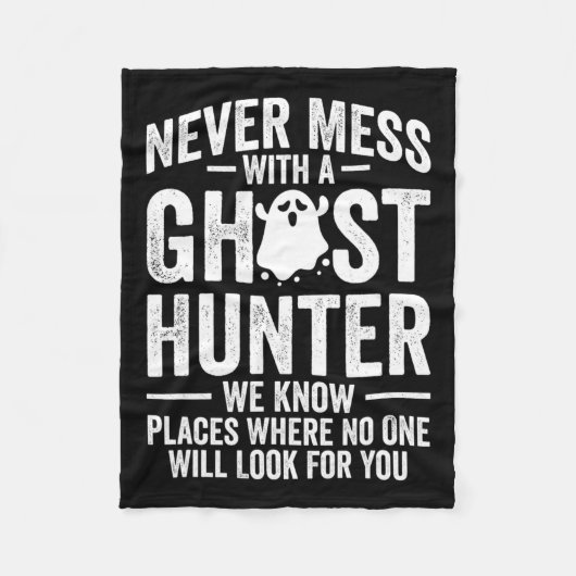 Paranormale Evp-Jagd Geisterjäger-Abenteuer 1 Fleecedecke (Vorderseite)