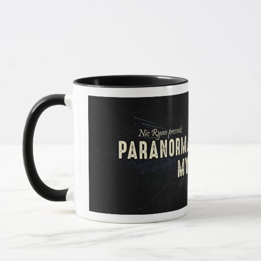 Paranormale Mysterien Podcast-Tasse Tasse (Links)