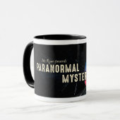 Paranormale Mysterien Podcast-Tasse Tasse (Vorderseite Links)