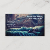 Paranormale Nacht Visitenkarte (Rückseite)