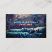 Paranormale Nacht Visitenkarte (Vorderseite)