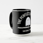 Paranormale Tasse des Museums - Schwarz und Weiß (Vorderseite Links)