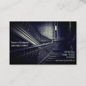 Paranormale Treppen des Untersuchers Visitenkarte (Rückseite)