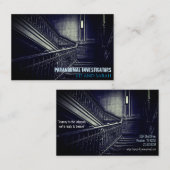 Paranormale Treppen des Untersuchers Visitenkarte (Vorne/Hinten)