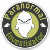 Paranormale Untersuchung Aufkleber (Vorderseite)