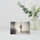 Paranormale Visitenkarte des Ermittlers (Stehend Vorderseite)