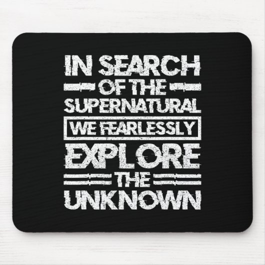 Paranormaler Ermittler auf der Suche nach dem Über Mousepad (Vorne)