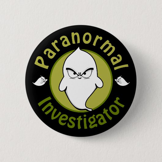 Paranormaler Ermittler Button (Vorderseite)