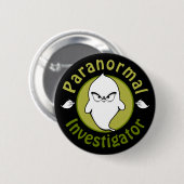 Paranormaler Ermittler Button (Vorne & Hinten)