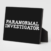 Paranormaler Ermittler Geistjagd Fotoplatte (Seite)