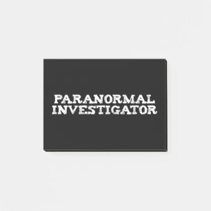 Paranormaler Ermittler Geistjagd Post-it Klebezettel