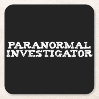 Paranormaler Ermittler Geistjagd Rechteckiger Pappuntersetzer