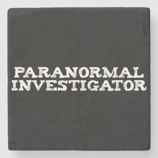 Paranormaler Ermittler Geistjagd Steinuntersetzer (Vorderseite)