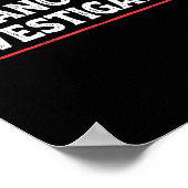 Paranormaler Ermittler Geistjäger Jäger Lustig Poster (Ecke)