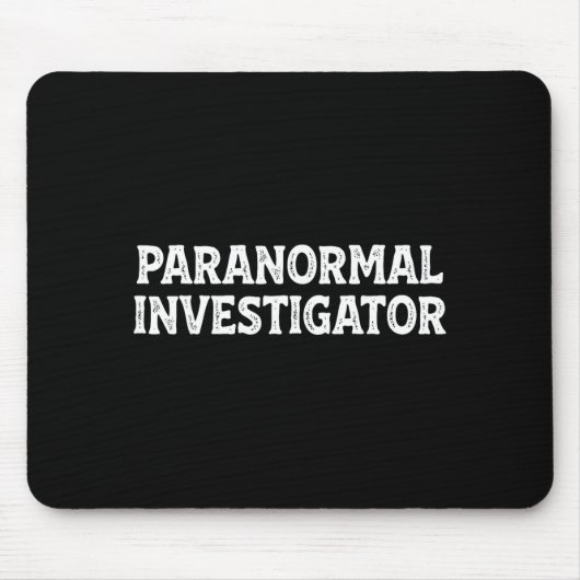 Paranormaler Ermittler Geistjäger Mousepad (Vorne)
