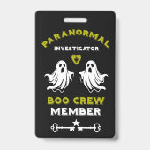 Paranormaler Ermittler Ghost Hunter Ausweis (Vorderseite)