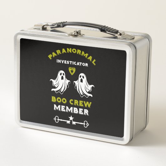 Paranormaler Ermittler Ghost Hunter Metall Brotdose (Vorderseite)