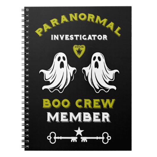 Paranormaler Ermittler Ghost Hunter Notizblock (Vorderseite)