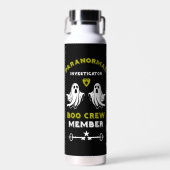 Paranormaler Ermittler Ghost Hunter Trinkflasche (Vorne)