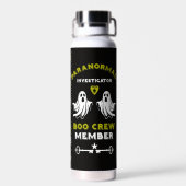 Paranormaler Ermittler Ghost Hunter Trinkflasche (Rückseite)