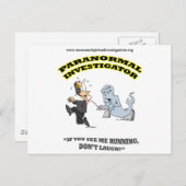 Paranormaler Ermittler Postkarte (Vorne/Hinten)